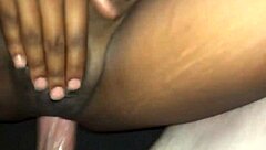 Ebony stripper gets hardcore anal creampie and cumshot
