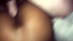 Ebony stripper gets hardcore anal creampie and cumshot