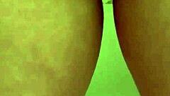 Is this naughty wife bathing her cock in the shower?