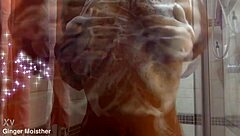 Ginger's Soapy Wet Nipples And Tits Closeup