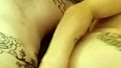 couple enjoys playful moments with big surprises