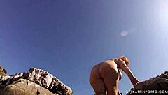 Bbw with hairy bush and big ass nude in public