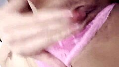 비 오는 오후 예쁜 라틴아 셀프 마사지로 뜨겁게 풀어줌