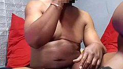 two ebony lovers invited a third for an amateur mmf 3sum thrill.