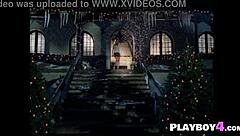 Beautiful MILF Christine Smith rips off her clothes to reveal her naked curvy body