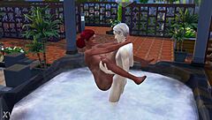 the sims 4 bath turns into public jacuzzi rough sex