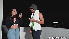 i'm the peruvian big ass girl getting my first anal fuck with black bbc from whatsapp. it was huge and gaping!