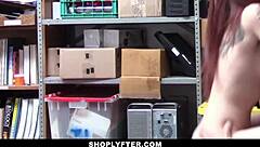 shoplyfter - 18岁Cassidy Michaels扒光搜身弯腰被猥男干😤