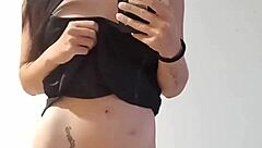 Big natural tits on display