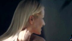 Housewife milf blonde gets hardcore sex with the gardener in the outdoor garden 😏