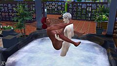 the sims 4 bath turns into public jacuzzi rough sex
