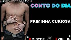 Curious brazilian amateur explores new experiences