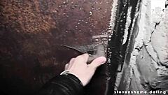 Public blowjob with teen Alexa getting cum-glazed after hard fuck with random date