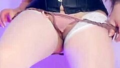 Watch the bar owner mimic the maid masturbating for clients in chubby solo.