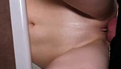 Mike catches Lily, bends her over!