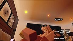 Robloxルール34のチンポを間違ってフェラして中出しされた