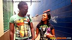 african amateur teen blows friend for money