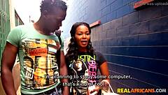 african amateur teen blows friend for money