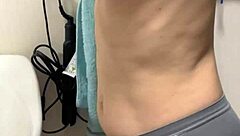 Wife's Nipples Pinched and Licked After Shower Sex