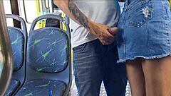 So this jovem estudante gets encoxada and fucked on the bus in public, right?