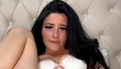 teen american exchange student solo masturbating 😏