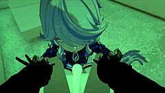 in this casual vr tale, yukoshvr shows kafka and furina alternating playful interactions with the goth boy character.