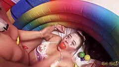 Clown town ep 1 - anal circus threesome with gia teaser prod by nade nasty