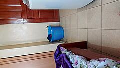 Watch this beautiful Asian girl slowly undress, revealing her solo body in an intimate scene.