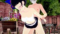 Kanao Tsuyuri gets fucked in Kimetsu no Yaiba demo with big tits