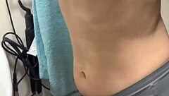 Wife's Nipples Pinched and Licked After Shower Sex