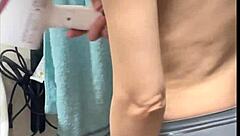 Wife's Nipples Pinched and Licked After Shower Sex