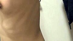 Wife's Nipples Pinched and Licked After Shower Sex