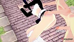 Kanao Tsuyuri gets fucked in Kimetsu no Yaiba demo with big tits