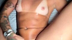 i uh like totally took that massive dick deep in my gaping ass for homemade anal creampie and squirting orgasm pov