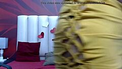 bending over in doggystyle with latin ass