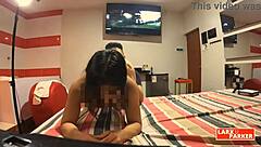 Perla lets her big ass be licked deep.