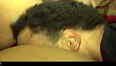 Mr cunnlingus licks cotton candi's fat bbw pussy in muff diving history