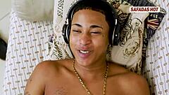 Oh man, pounding that hot brazilian teen neighbor in lingerie with my monster big black cock until creampie!