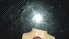 i do a russian handjob with dolly's small tits on desk