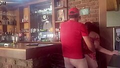 brunette milf gets fucked from behind 😏