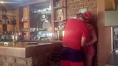 brunette milf gets fucked from behind 😏