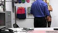 Blonde Milf Brittany Caught Stealing