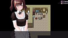 otaku demands childhood friend to jerk him off in isekai