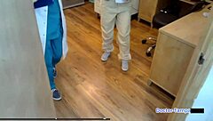 Dr. Tampa conducts entrance physical on Jasmine Rose