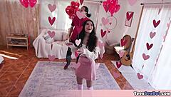 my cute latina stepsis gets her mini pussy filled