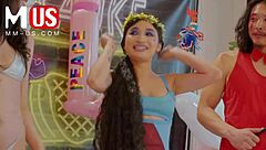 Whitney Wright And Leo Vice Fuck Each Other And Play Jerkaoke Games!