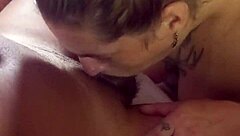 Slut Swallows Monster Cock Cum!