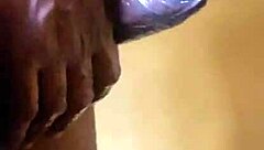 Amateur guide to handjob techniques on big black cock