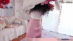 my cute latina stepsis gets her mini pussy filled