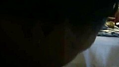 Black sub eagerly swallowing daddy's cum after blowjob.